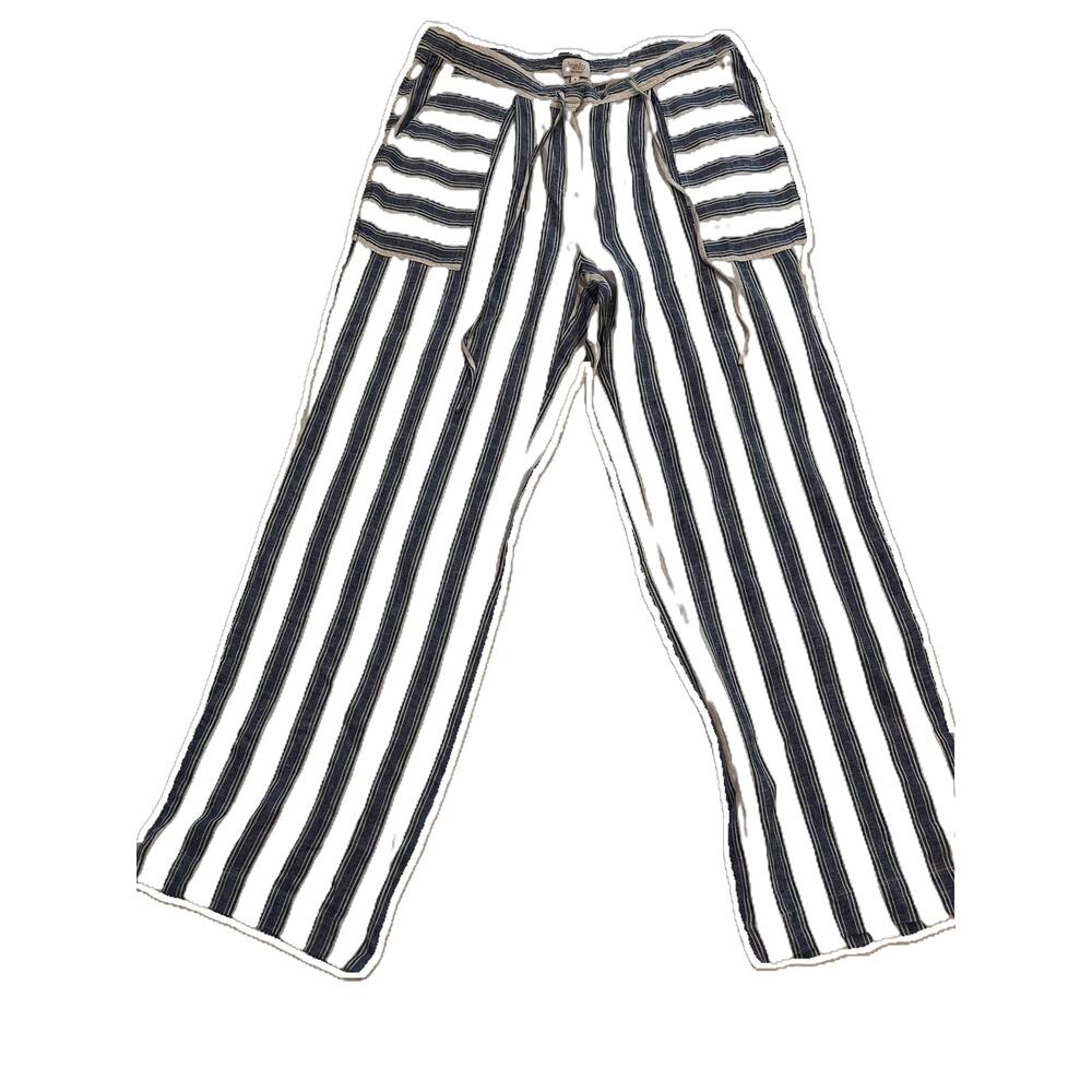 Laundry by Shelli Segal wide-leg linen blend pants,